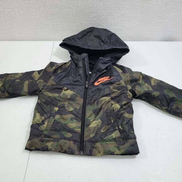 Nike Other - Nike Camouflage Toddler Lightweight Hooded Jacket Size 2T 51424-0789